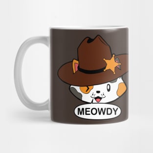 Meowdy Calico Cat Mug